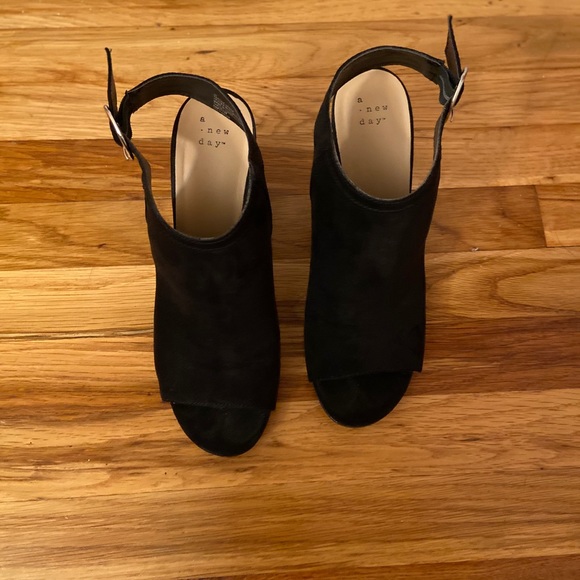 A New Day - Open Toe Heeled Pumps - 10 - Picture 3 of 12